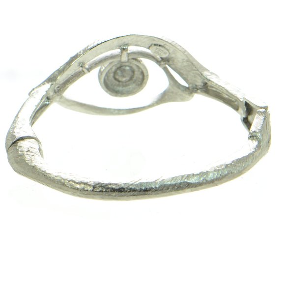 Oscar de la Renta Framed Oval Crystal Bracelet | Neiman Marcus Oscar de la Renta Silver Plated Crystal Eye Bracelet